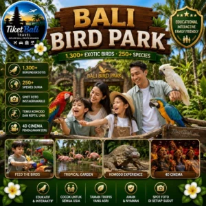 Bali Bird Park - tiket e-voucher resmi