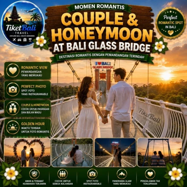 Bali Glass Bridge Couple & Honeymoon