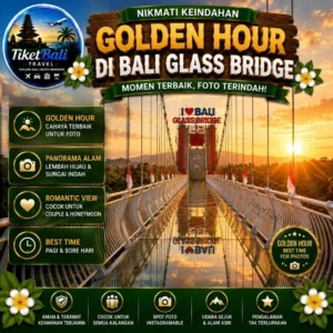 Bali Glass Bridge Golden Hour
