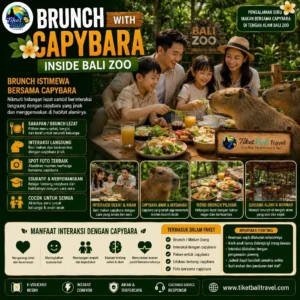 Bali Zoo Brunch with Capybara