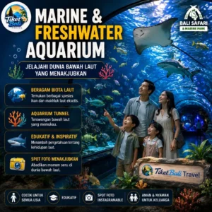 Tiket E-Voucher Bali Safari & Marine Park Marine fresh water aquarium
