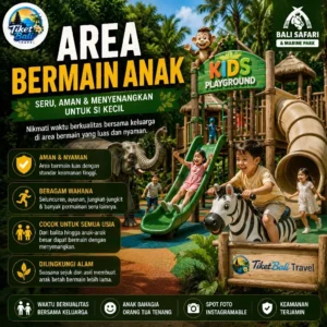 Tiket E-Voucher Bali Safari & Marine Park area bermain anak