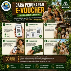 Tiket E-Voucher Bali Safari & Marine Park cara penukaran e voucher